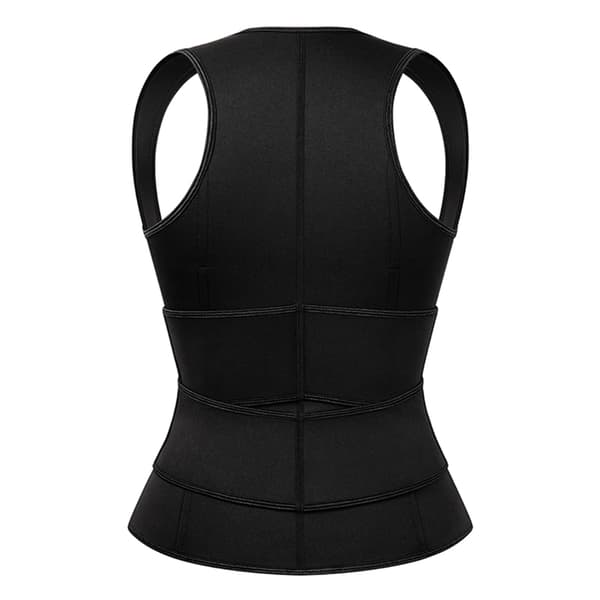 Justerbar Neopren Mavebæltevest til Kvinder, Shapewear med Lynlås