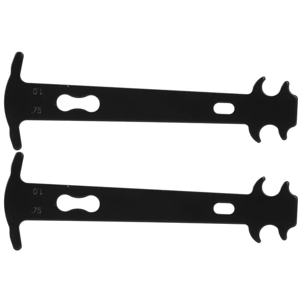 Cykelkædeslidindikator/lineal til mountainbikes (6-10 gear) - 2 stk.
