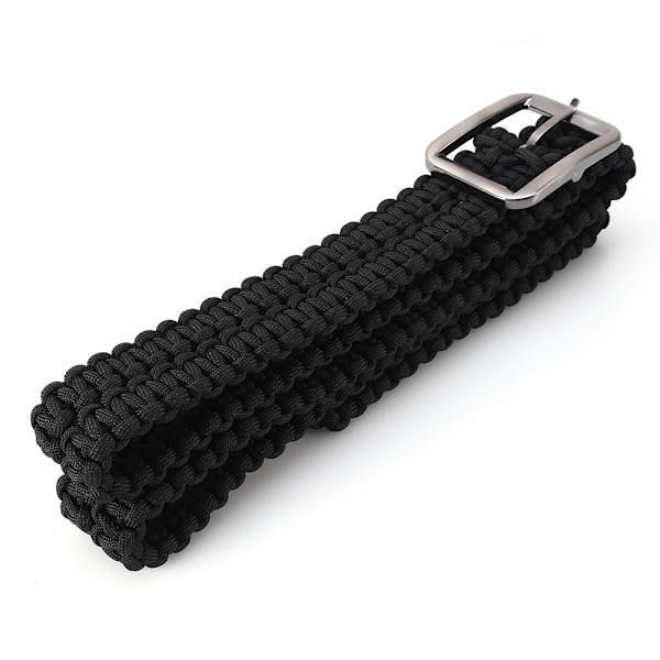 550 Paracord Overlevelsesbælte med Solid Stålspænde til Camping og Vandring