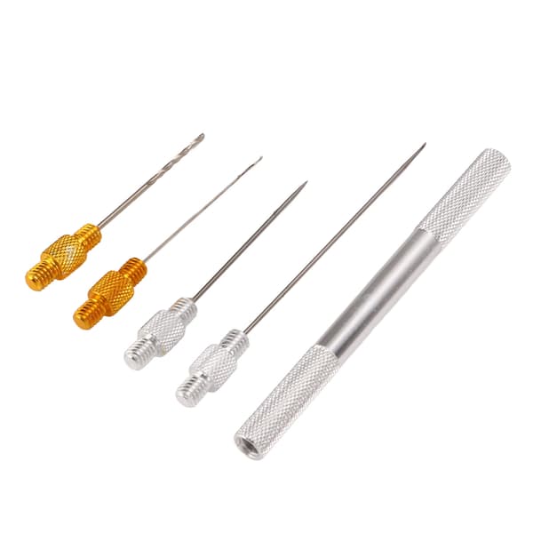 Fiskedrag Nålsats, Robust Aluminiumlegering, Bärbar, Halkfri, Rostfri