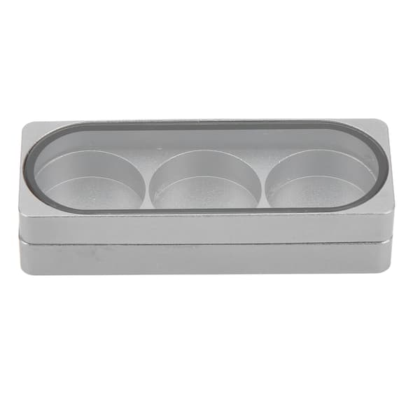 Opbevaringsboks til køspids i aluminiumslegering med magnetisk sug, 3 huller til billard