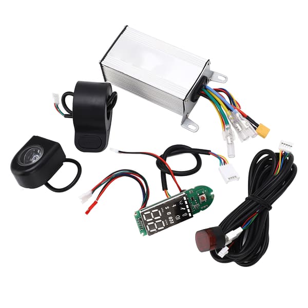 Controller og displaysæt til 36V 350W elektrisk scooter, aluminiumslegering, tilbehør
