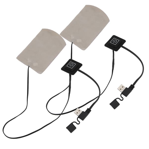 Elektriska strumpor med kompositfiber, värmefilm, USB, 3 hastigheter, vintervärme, utomhusbruk