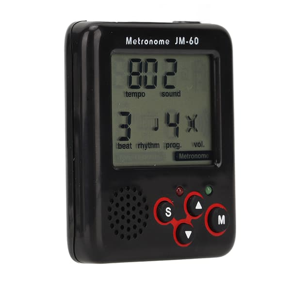 Digital LCD Mini Clip-On USB Genopladelig Metronom til Klaver, Violin og Guitar