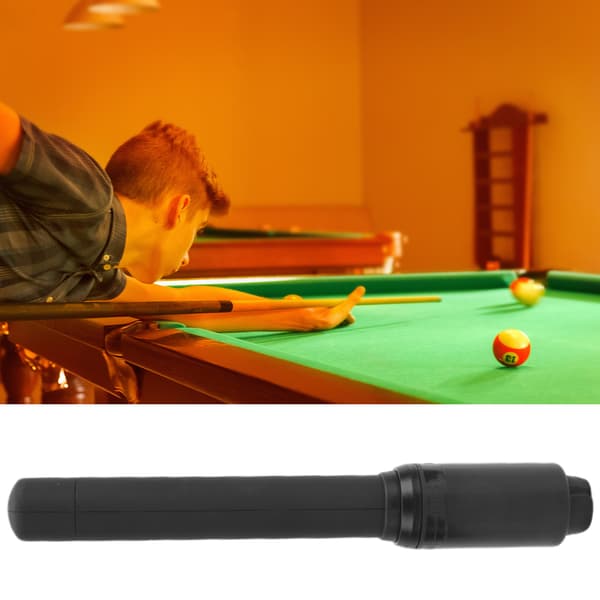 Billardkø-enderforlænger til 9-ball, snooker-køtilbehør, 29,2 cm, sort