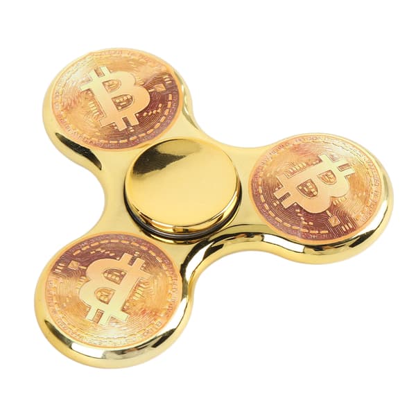 ABS Fingerspids Spinner med Sensorisk Elektrode, Anti-Stress, Stabilt Spindelegetøj, Guld