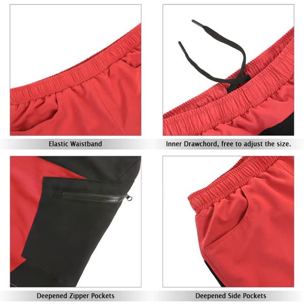 TOMSHOO Cykelshorts med 3D Åndbar Polstring, Løs Pasform, til Udendørssport, MTB