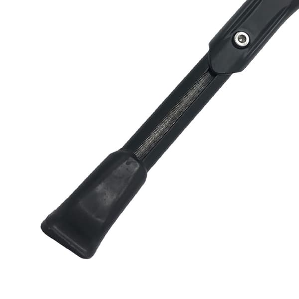 Skridsikker sidestøtte i aluminiumslegering til landevejs- og mountainbikes, sort