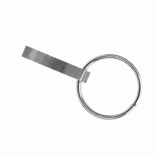 Bærbar Mini Flaskeåbner i Rustfrit Stål med Nøglering til Udendørs BBQ EDC