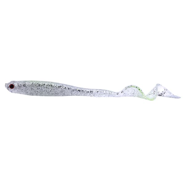 5 stk. bløde fiskelokker PVC 13 cm blød hale til basfisk-slange blandet farve