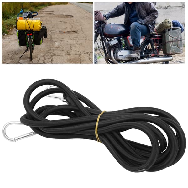 Elastiskt snöre för cykelbagage, elcykling, spännband, nylon, 295 cm