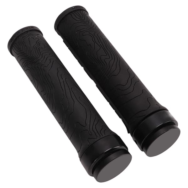2 Mountainbike Styrgreb Anti-Slip TPR Sort Komfortabel