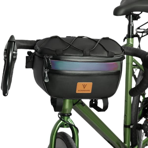 3L Vattentät Cykelstyrväska med Reflexband för Frontmontering