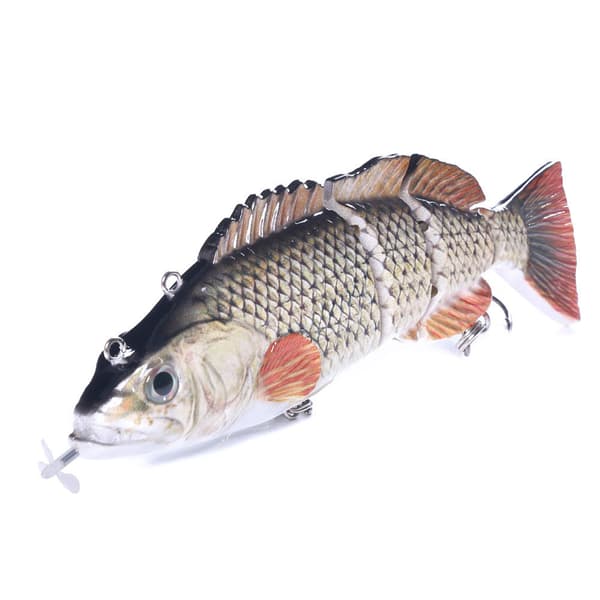 USB elektriskt fiskedrag med realistisk simrörelse, hållbart ABS-material, 14 cm 54 g