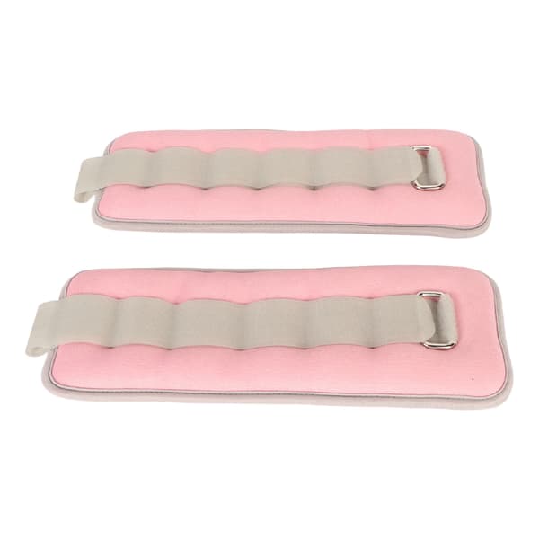 2 STK Justerbare Ankelvekter for Barn Kvinner Menn Styrketrening Rosa