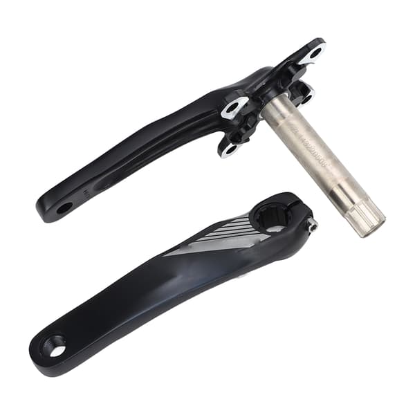 CNC aluminiumslegering mountainbike kranksæt til 8 til 12 gear, sort
