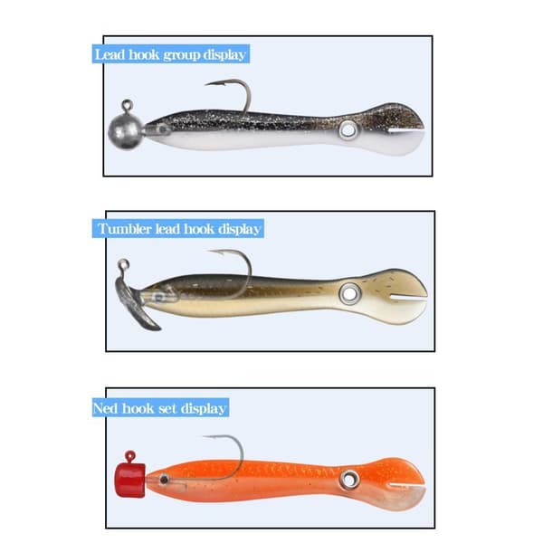 5 st mjuka fiskedrag 10 cm 6 g Bionisk Loach-drag för basöring simdrag