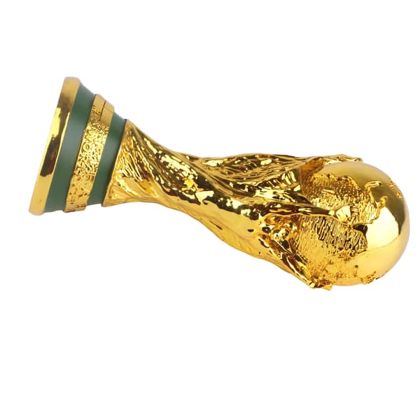 Replika av FIFA World Cup 2022 guldcup, dekorationspresent för fans, 21 cm solid