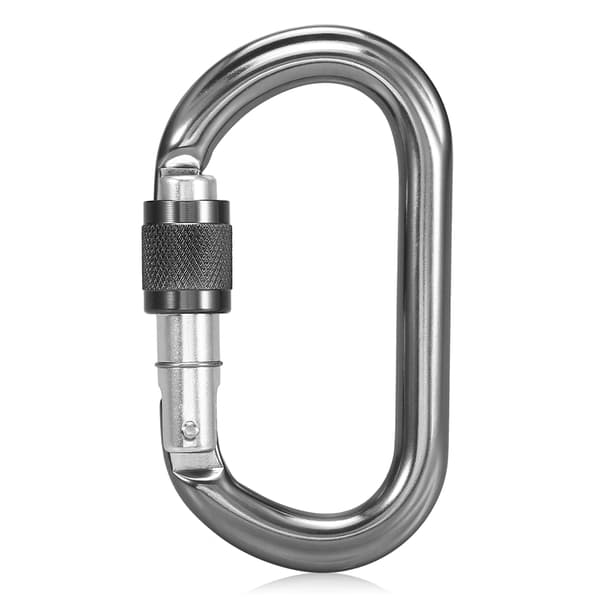 25KN Aluminium Flylåsende Karabin til Klatring, Abseiling, Canyoning og Netting