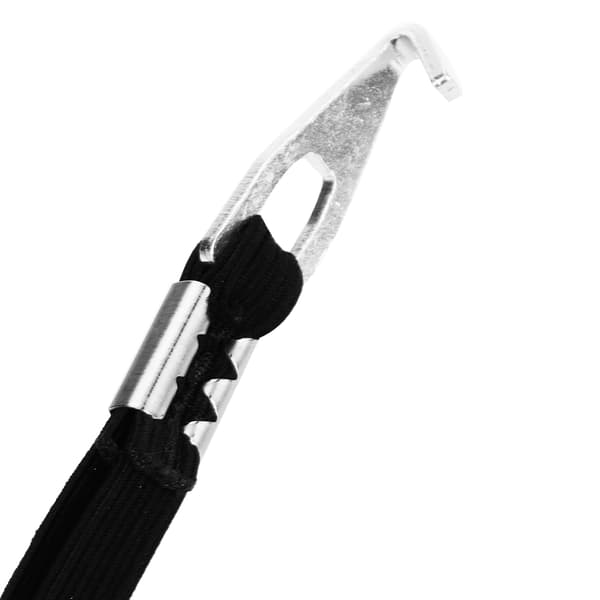 DUUTI Elastisk Bagagerem med Krokar, Aluminiumlegering, för Cykel, Ryggsäck, Utomhusbruk, Svart