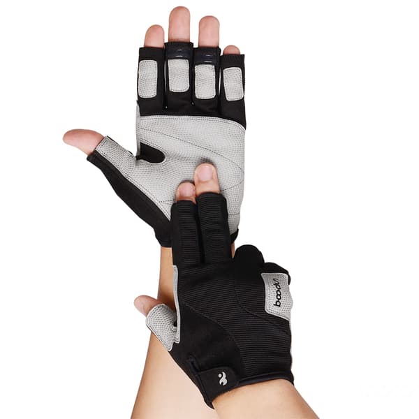 Halvfingerklätterhandskar, halkfria, för utomhusvandring, fiske, camping, unisex