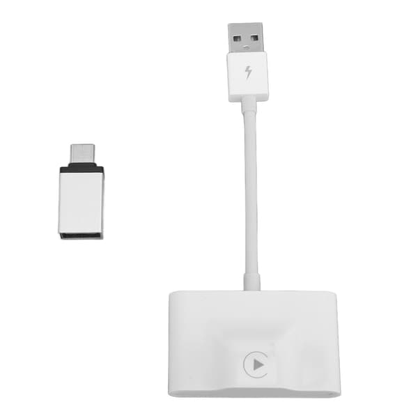 Trådløs biladapter Plug and Play Dongle Konverterer kablet til trådløst Kompatibel med iOS 10+ biler 2016+