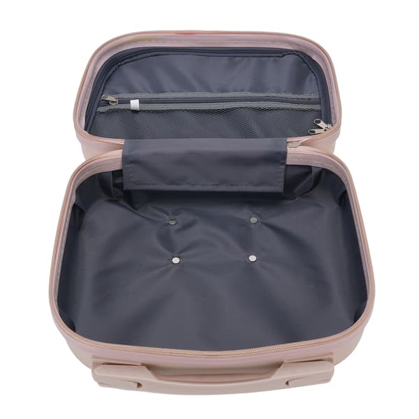 14-tommer foldbar cykelkuffert med frontgearadapter, pink