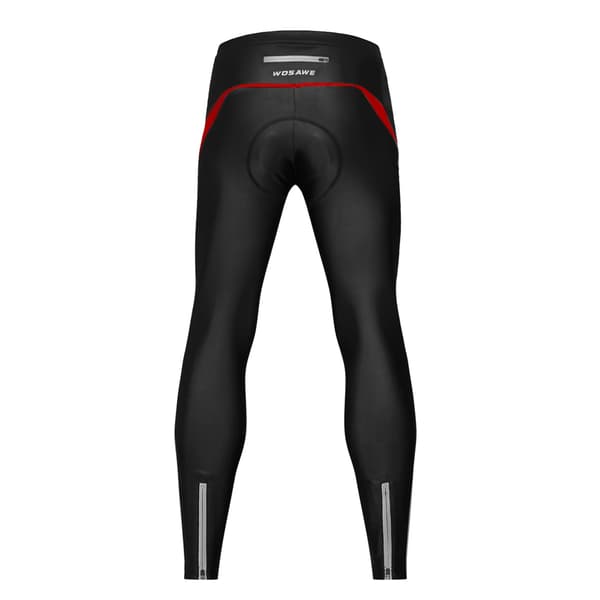 Cykelshorts för män med 3D-vadderad termisk vattentät vintercykelbyxa