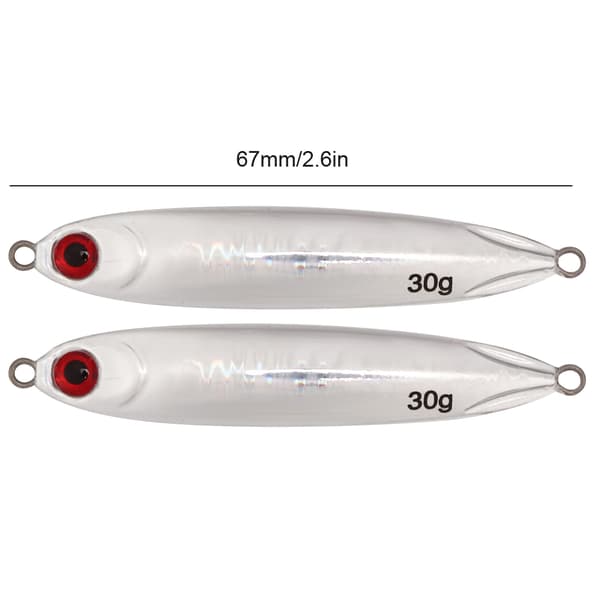 2 st fiskedrag i form av en simuleringsfisk med levande simställning 67 mm 67 g