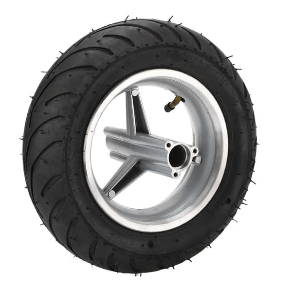 Elscooter bakdäck med aluminiumfälg 110 50 6.5 Halkfritt gummi