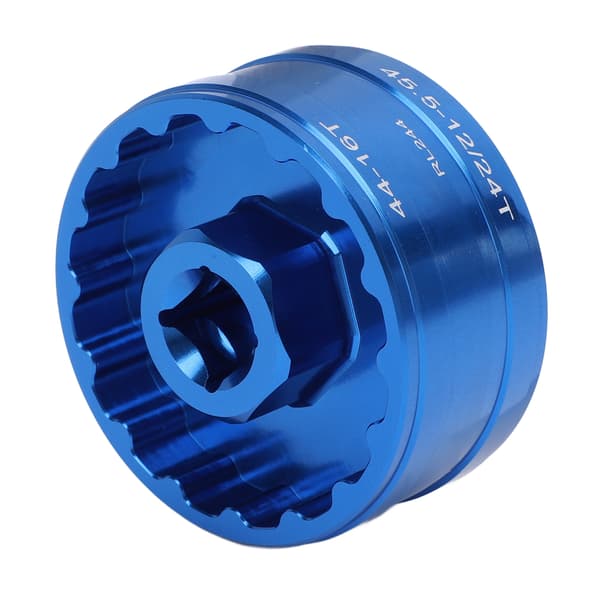 Dobbeltsidet pedalstyrfjernelsesværktøj 44mm 45.5mm 16 24 hakker