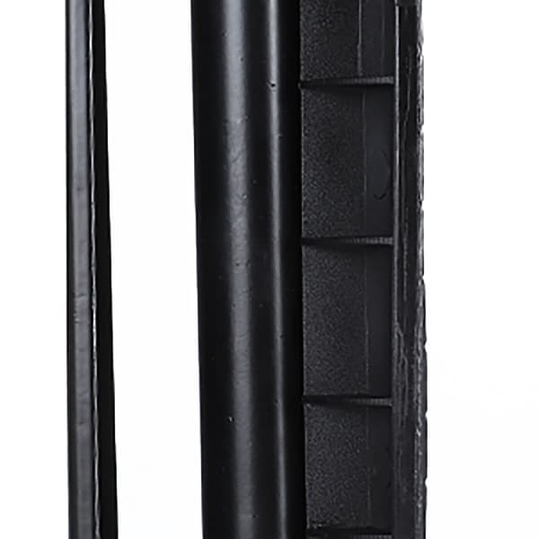 Veggmontert roterende sykkelstativ, solid stål, plassbesparende, 150 grader, svart.