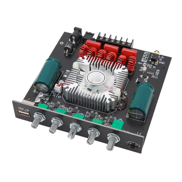 Bluetooth 2.1-kanals effektforstærkerkort TDA7498E bas- og diskantkontrol 160Wx2+220W