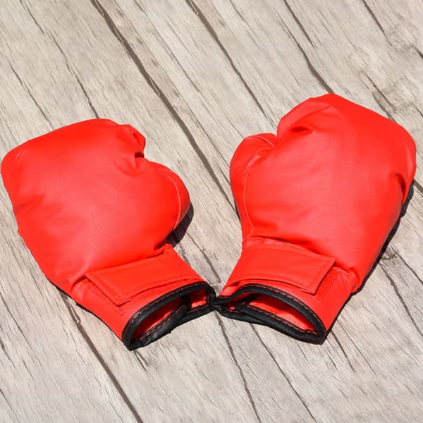 Boksehandsker til børn til træning og sparring Kickboxing med åndbart PU-læder
