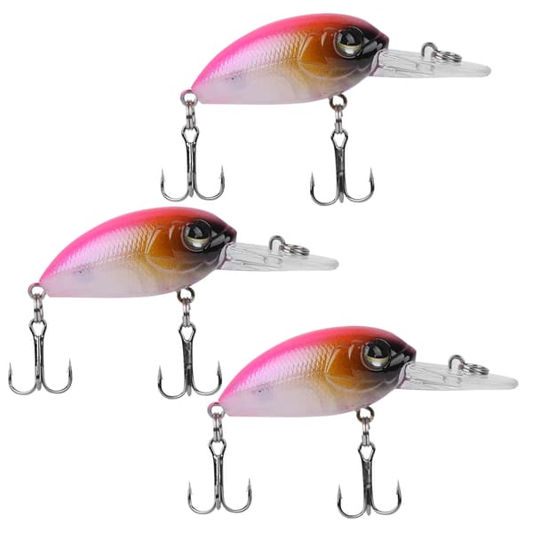 3 st fiskedrag 6CM/5G med 3D-ögon simuleringsbete dykutrustning #2