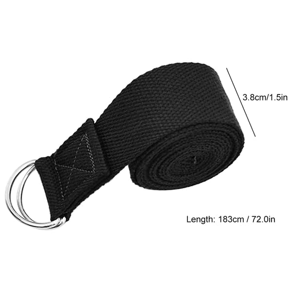 Korkyogablock med justerbart stretchbälte, 2-pack, träkorkblock
