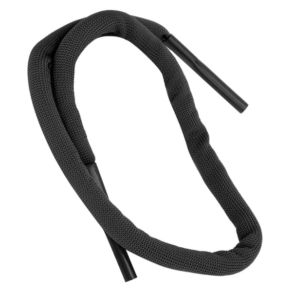 Halkfri elastisk glasögonrem, unisex, utomhussport, nylon med justerbart spänne, svart