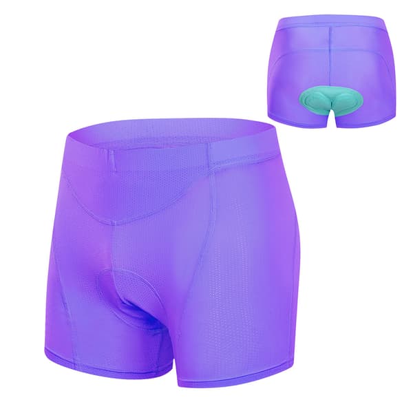 Dame sykkeltruser med 3D-polstring, pustende netting for MTB-sykler