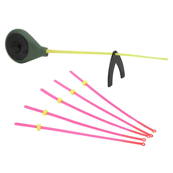 Mini isfiskespökit med bärbar ABS-topp för vinterfiske, 20 cm