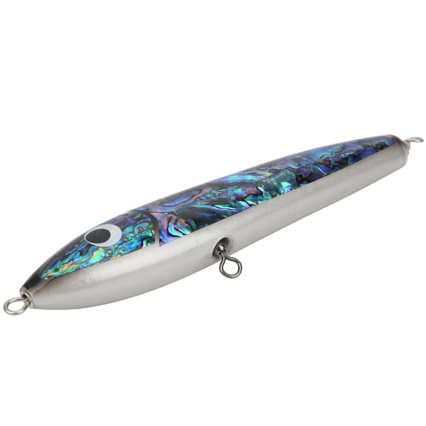 Abalone skall treagn til tunfisk, grouper, dorado, havfiske 23x3.5cm