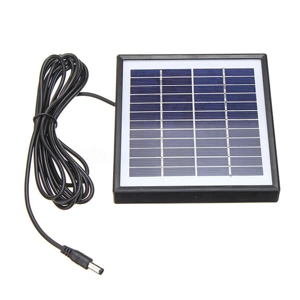 Sunpower 5W 12V Bærbart Høyeffektivt Polycrystallinsk Solcellepanel for Utendørs Bruk