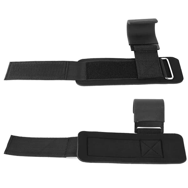 Handledsband med krokar för tyngdlyftning, handledsstöd för män och kvinnor.