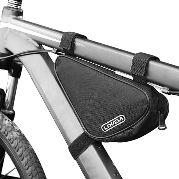 Triangulär framrörsväska för cykel 1,5L Svart Roswheel 12657 600D Polyester