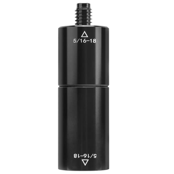 Poolkøforlænger 2oz skaftforlænger 5/16-18 tænder sort aluminium