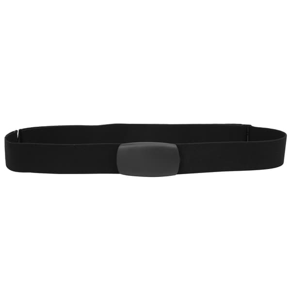 Justerbart Bluetooth-bröstband med lång batteritid för pulsmätning - Svart