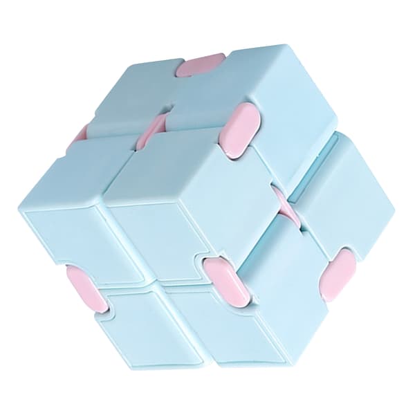 Macaron Blå Speed Puzzle - Fleksibelt Bærbart Pædagogisk Legetøj til Børn og Voksne