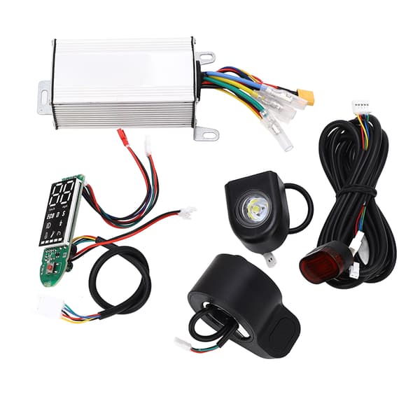 Controller og displaysæt til 36V 350W elektrisk scooter, aluminiumslegering, tilbehør