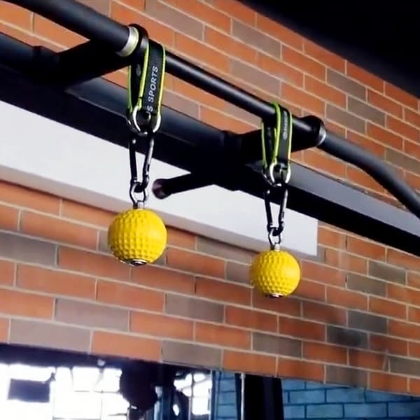Halkfri PU-greppboll för styrketräning, pull-up kettlebells, fitness med grepp