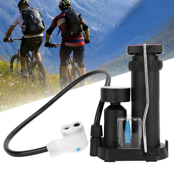 Mini bärbar högtrycksluftpump för cyklar, mountainbikes och andra fordon