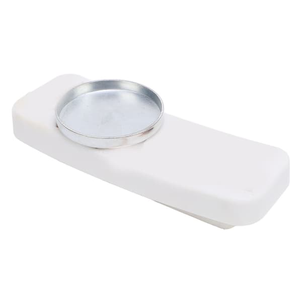 Magnetisk holder for biljardkøkritt - Kompakt bærbart biljardtilbehør - Hvit
